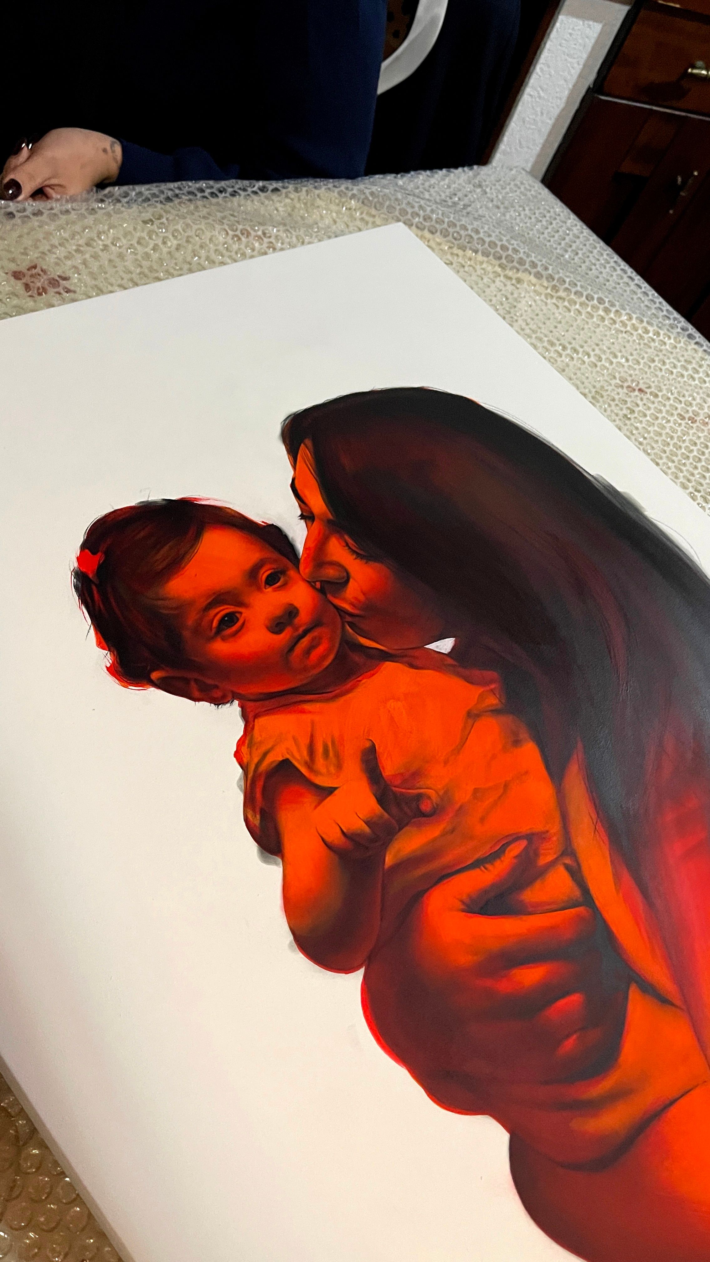 Opera d'arte su commissione — RP Art Studio (Rosso Perseo, Piervincenzo Nocera)