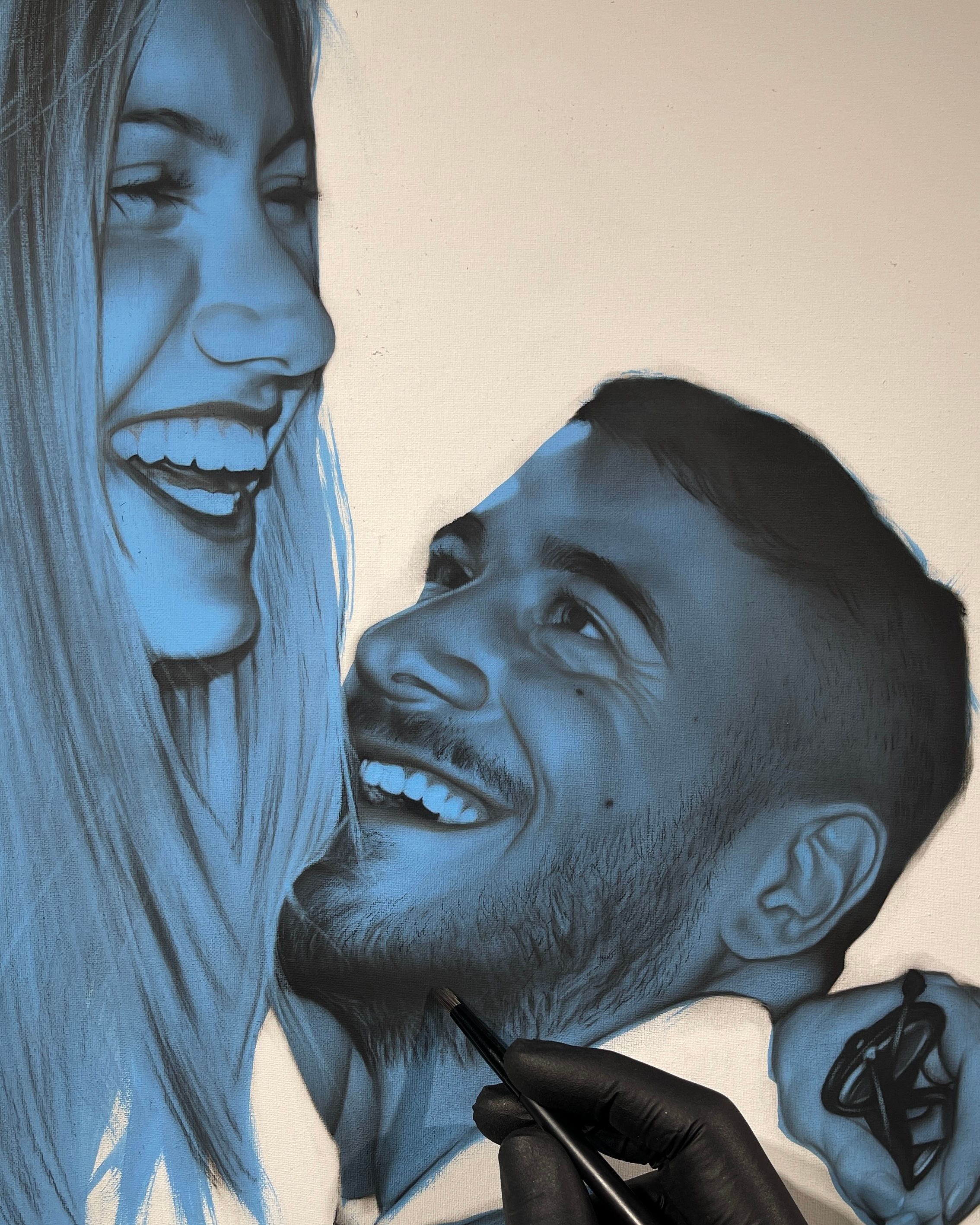 Opera d'arte su commissione — RP Art Studio (Rosso Perseo, Piervincenzo Nocera)