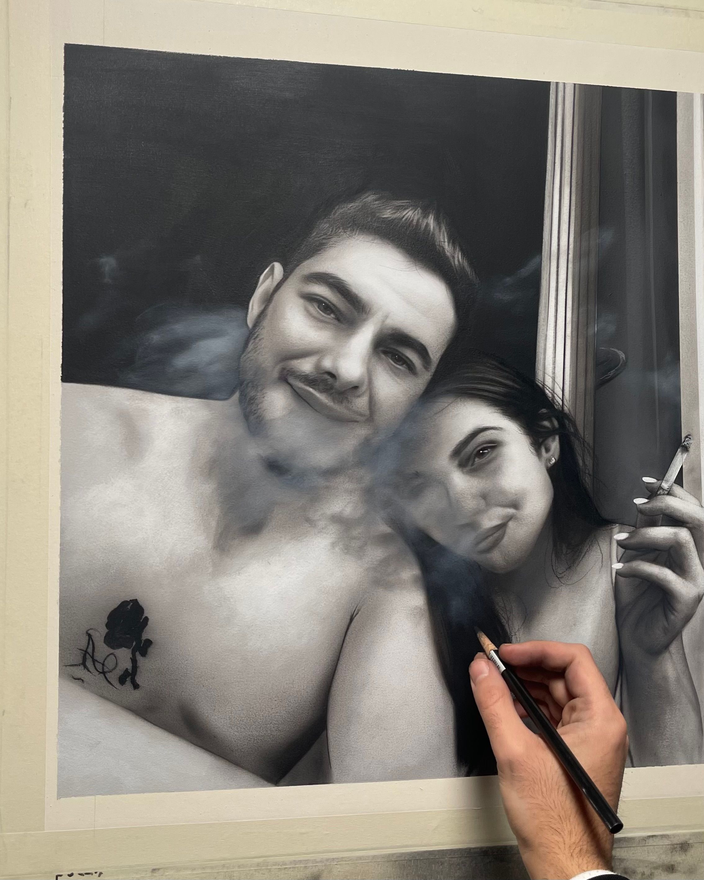 Opera d'arte su commissione — RP Art Studio (Rosso Perseo, Piervincenzo Nocera)