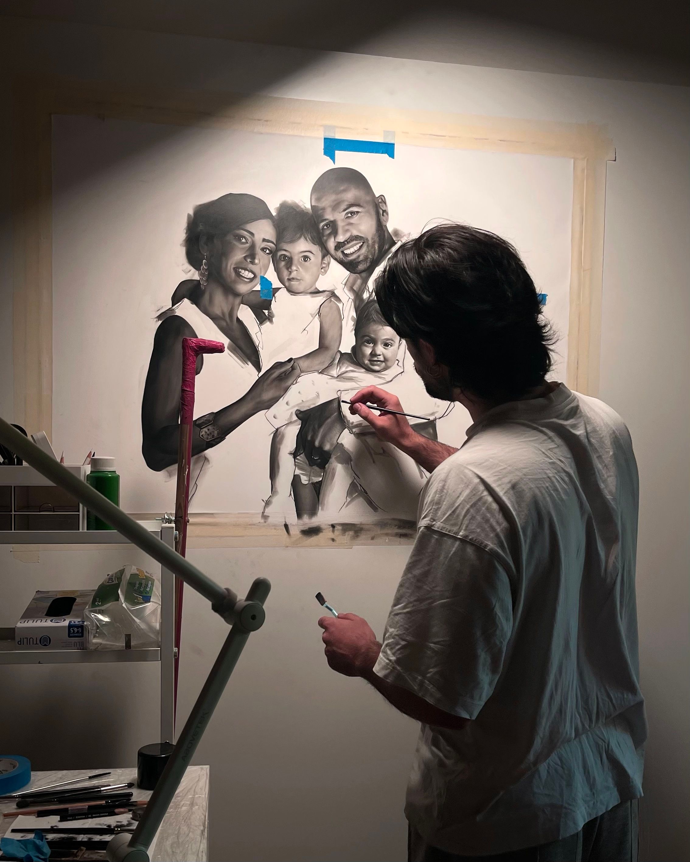 Opera d'arte su commissione — RP Art Studio (Rosso Perseo, Piervincenzo Nocera)